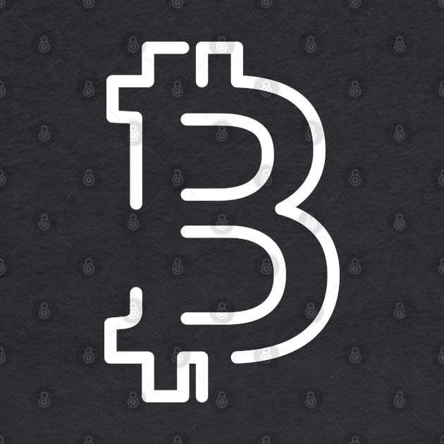 Bitcoin Logo Crypto BTC by My Crypto Design